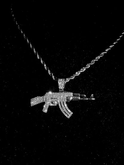 Colier Rope AK-47 Silver