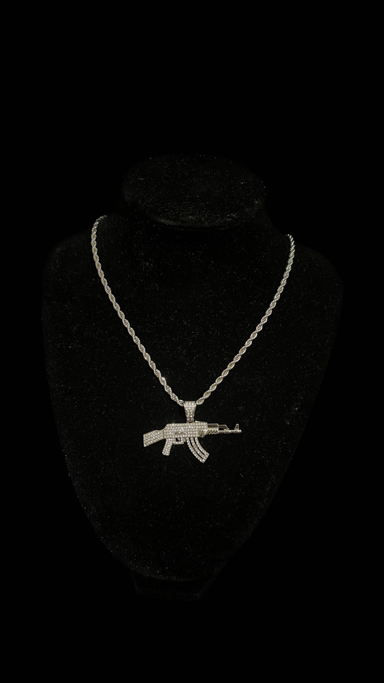 Colier Rope AK-47 Silver